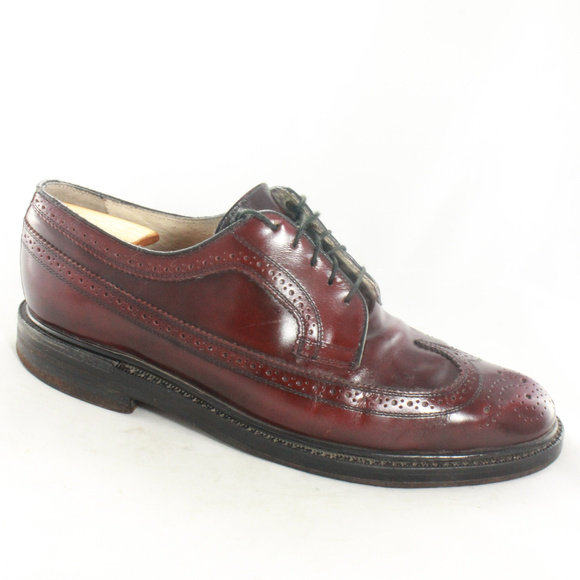 J. Allen Other - Vintage J. Allen Burgundy Brogue Oxford Wingtips